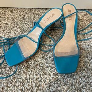 Schultz blue heels